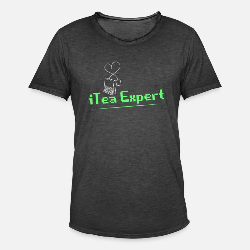 iTea Expert Software Coding - Männer Vintage T-Shirt - Vintage Schwarz