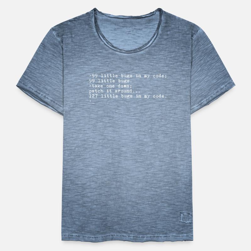 99 petits bugs dans mon code 4 T-shirt vintage Homme