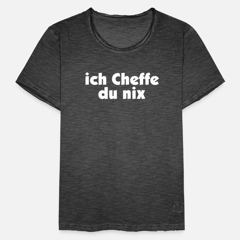 ich Scheffe, ich Cheffe, ich Chef Männer Vintage T-Shirt