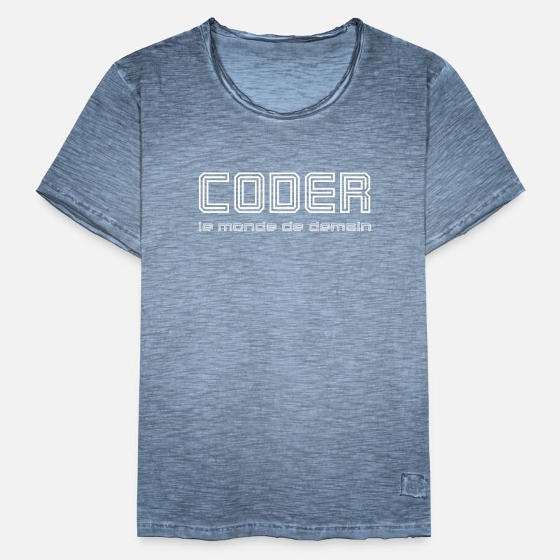coder le monde de demain T-shirt vintage Homme