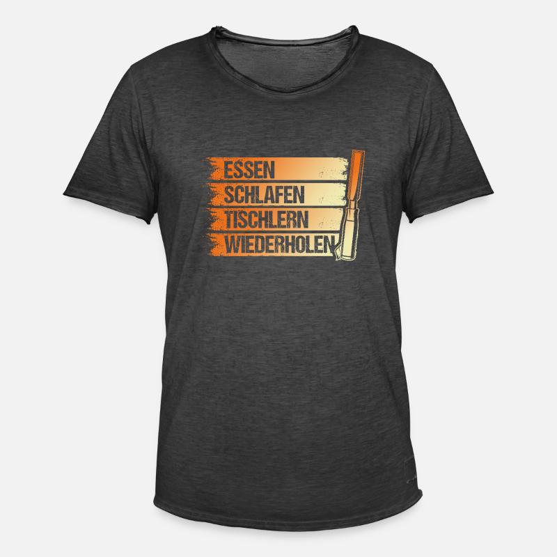 Carpenter, Carpenter, Carpenter - Men's Vintage T-Shirt - washed black