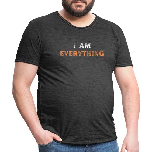 i am everything - Vintage-T-skjorte for menn