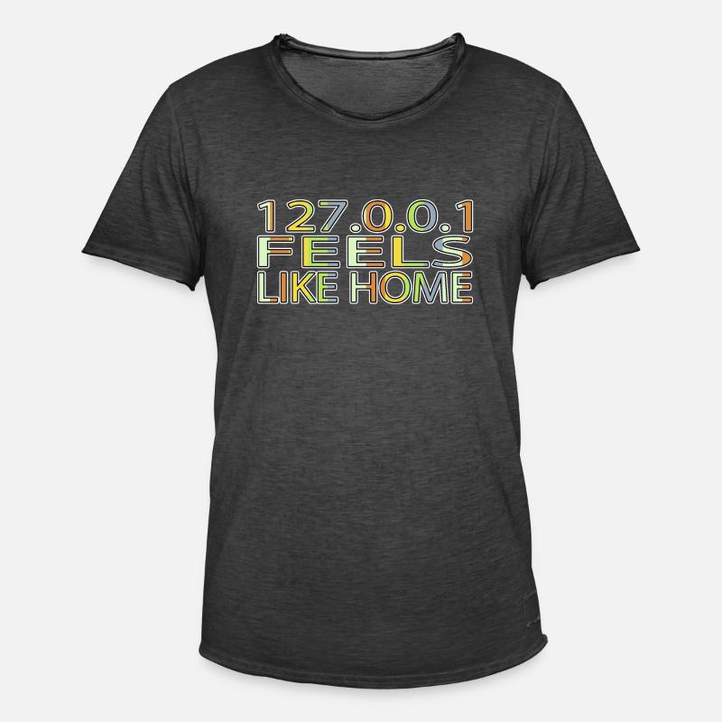 Funny FullStack Developer - Men's Vintage T-Shirt - washed black