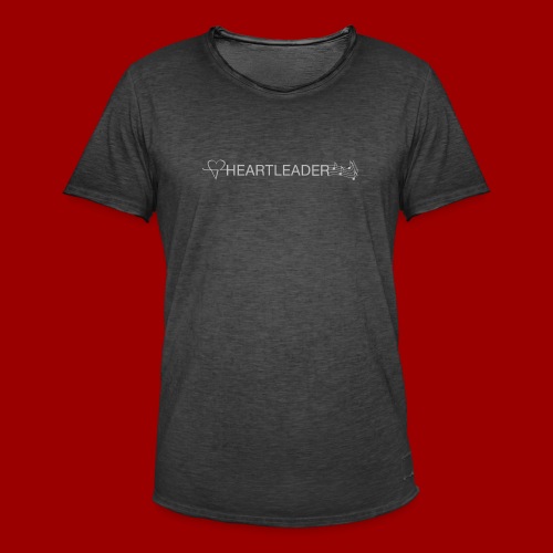 Heartleader Charity (weiss/grau) - Männer Vintage T-Shirt