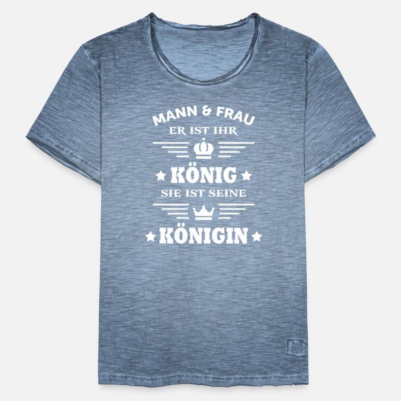 Mann Männer Vintage T-Shirt