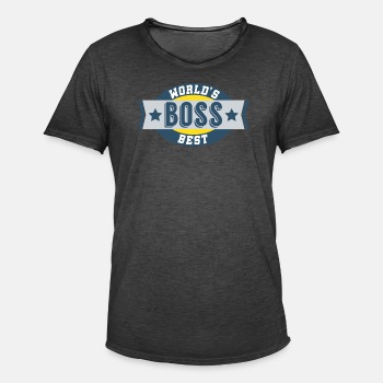 World's Best Boss - Vintage T-shirt for men