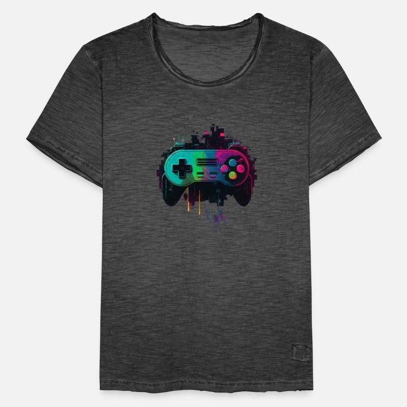 Console rétro T-shirt vintage Homme