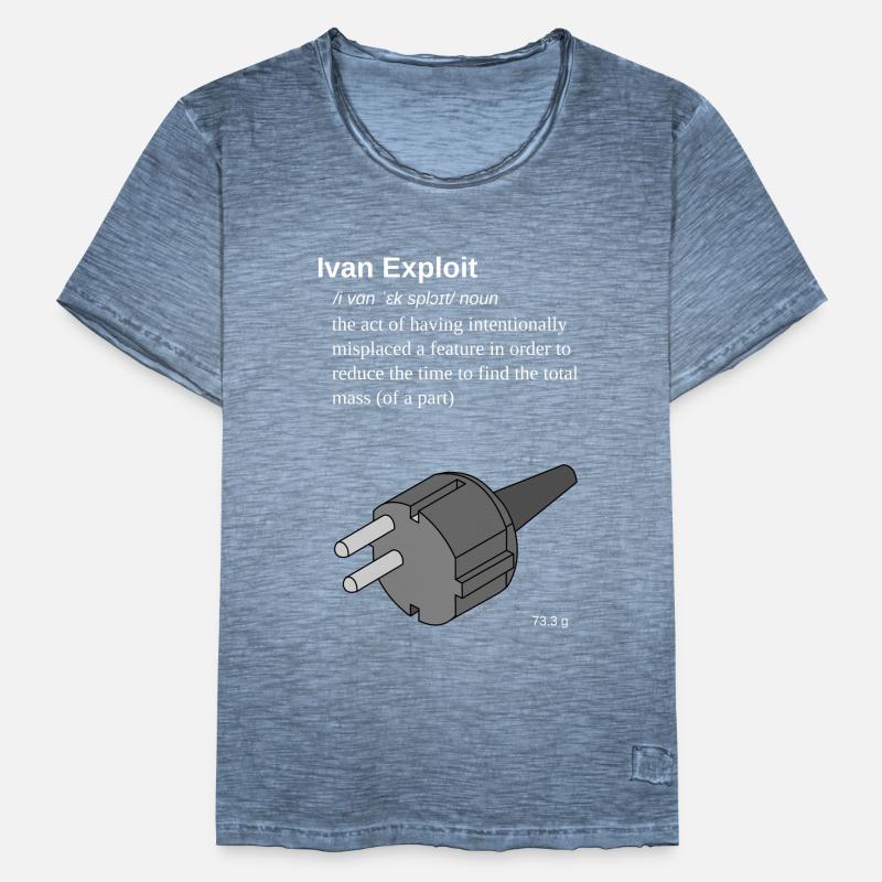 Ivan Exploit - 3D CAD Speedmodeling -EU/DE Version Männer Vintage T-Shirt