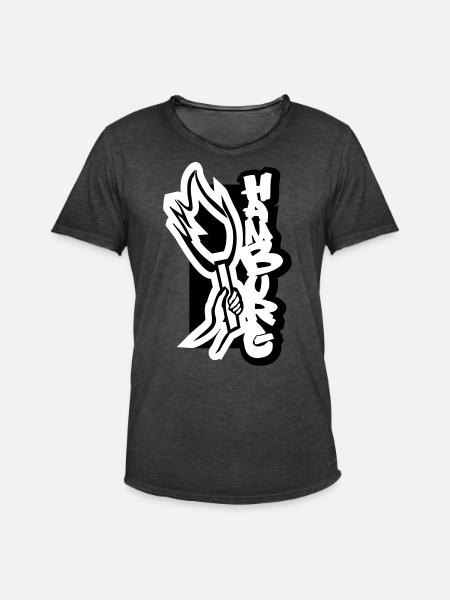 hamburg_pyro - Männer Vintage T-Shirt - Vintage Schwarz