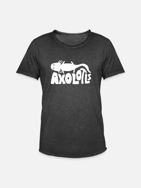 axolotl - T-shirt vintage Homme - noir vintage