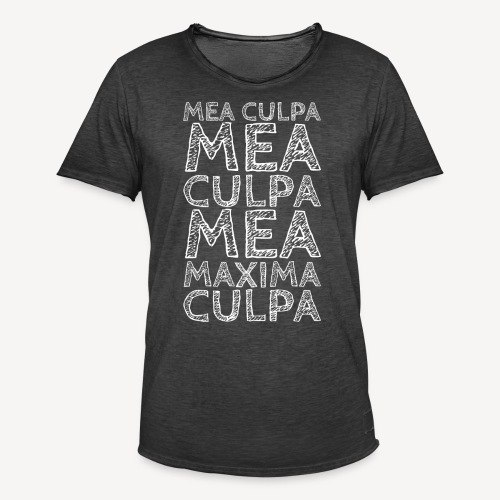 MEA CULPA - Men's Vintage T-Shirt