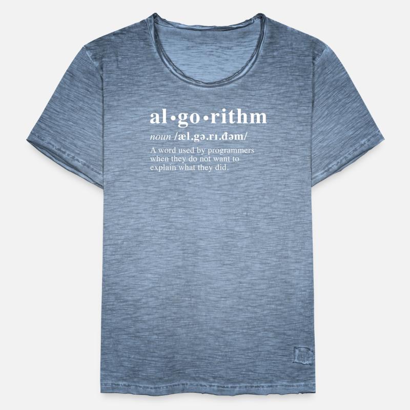 Définition de l’algorithme T-shirt vintage Homme