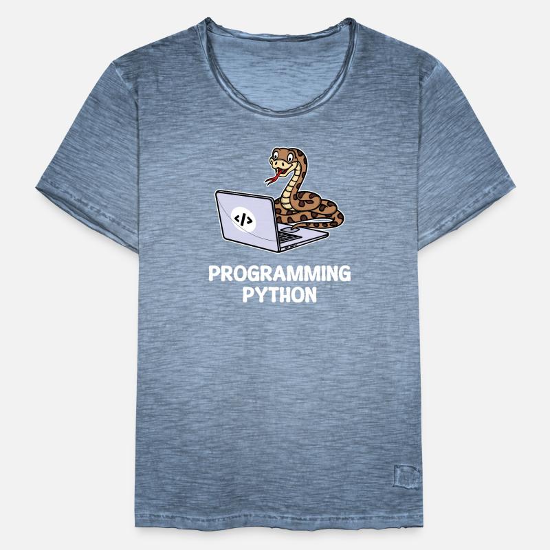 Skripting Programmierer Computer Debug Developer Männer Vintage T-Shirt