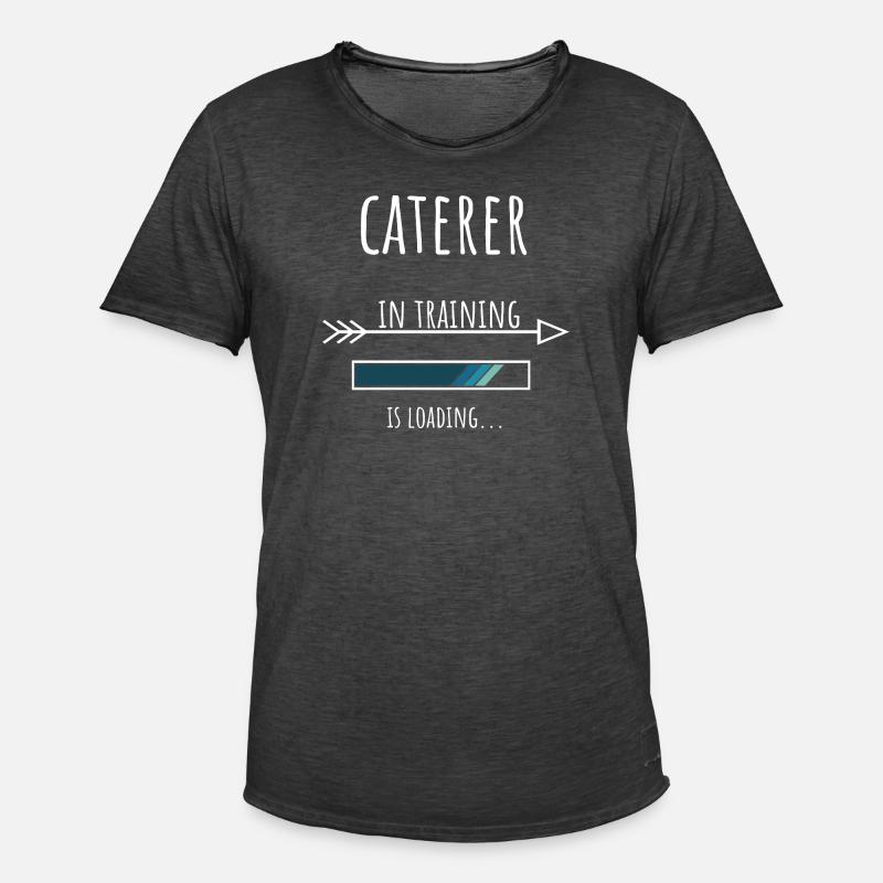 Caterer Geschenk Beruf Ausbildung Caterer - Männer Vintage T-Shirt - Vintage Schwarz