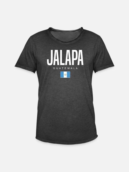 Jalapa Guatemala Guatemalteken - Men's Vintage T-Shirt - washed black