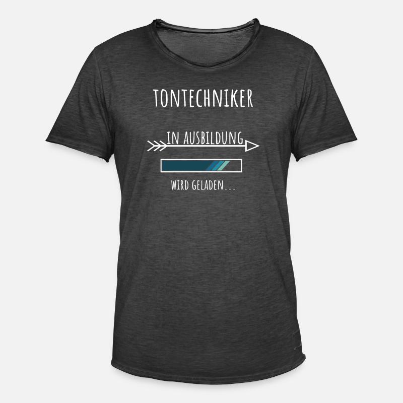 Tontechnik Studium Beruf Ausbildung Tontechniker - Männer Vintage T-Shirt - Vintage Schwarz