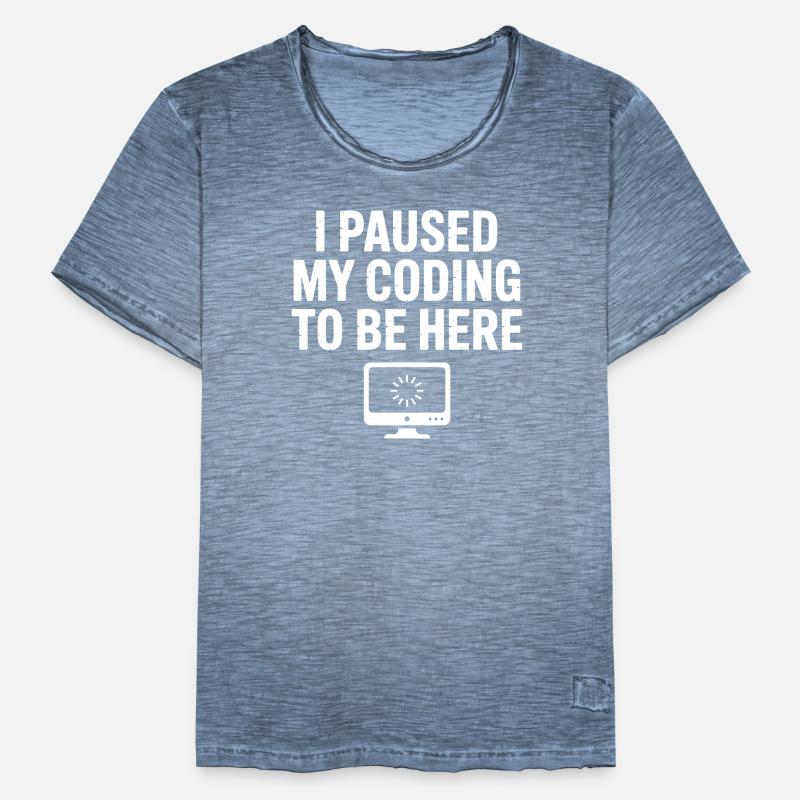 Funny programming quotes and debugging humor Men's Vintage T-Shirt