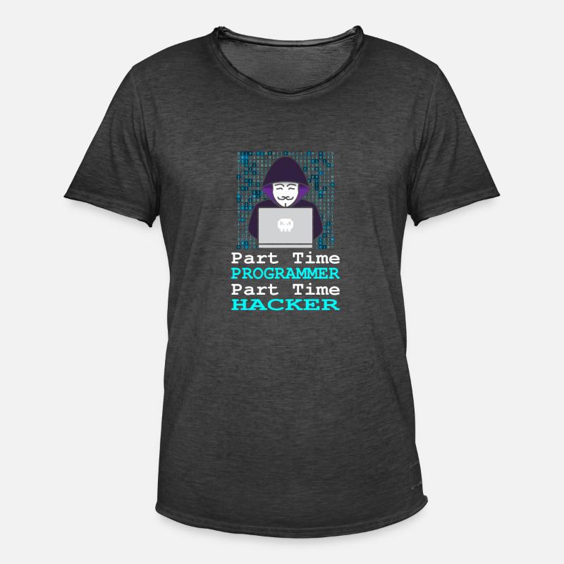 Programmer Coder Software Developer - Men's Vintage T-Shirt - washed black