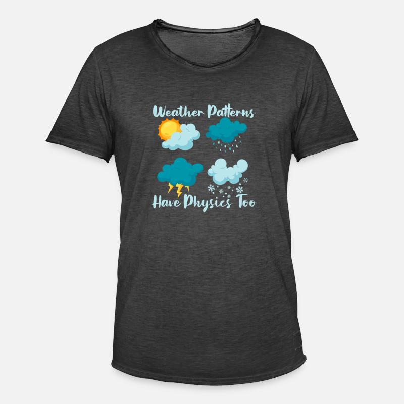 Physics Phyiker Applied Physics - Men's Vintage T-Shirt - washed black