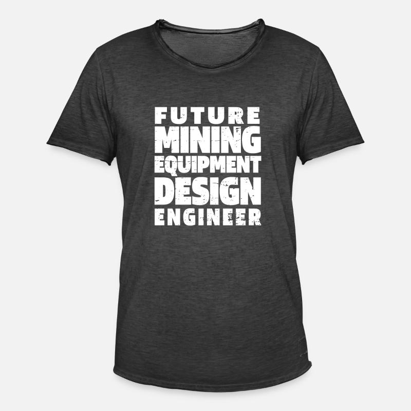 Engineer Mining Engineer - Men's Vintage T-Shirt - washed black