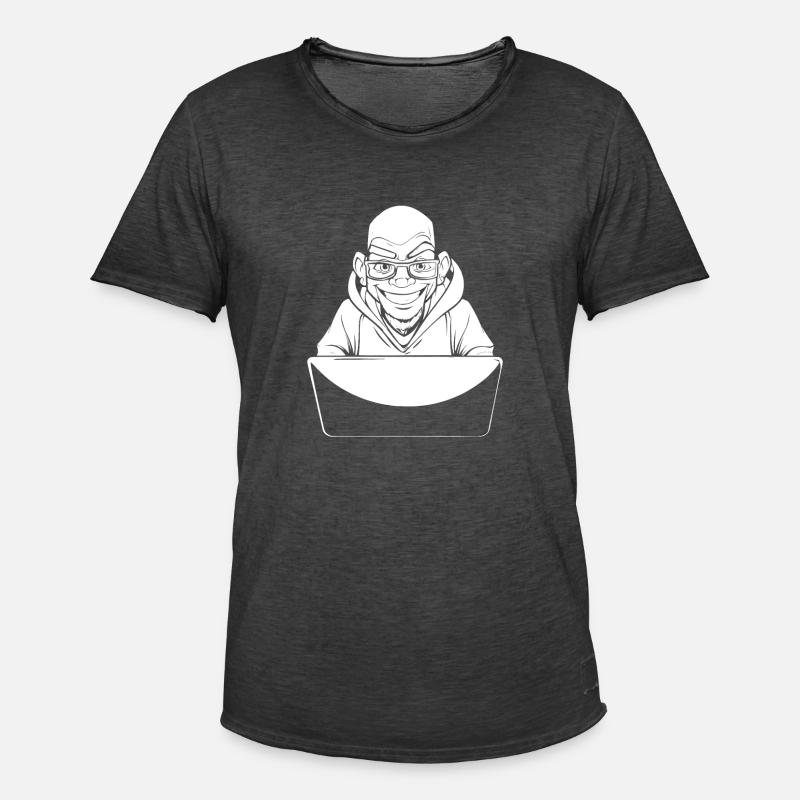 Web Entwickler Webdeveloper - Männer Vintage T-Shirt - Vintage Schwarz