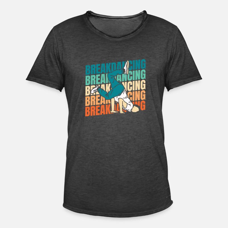 Breakdance Breakdancer Breakdancing - Männer Vintage T-Shirt - Vintage Schwarz