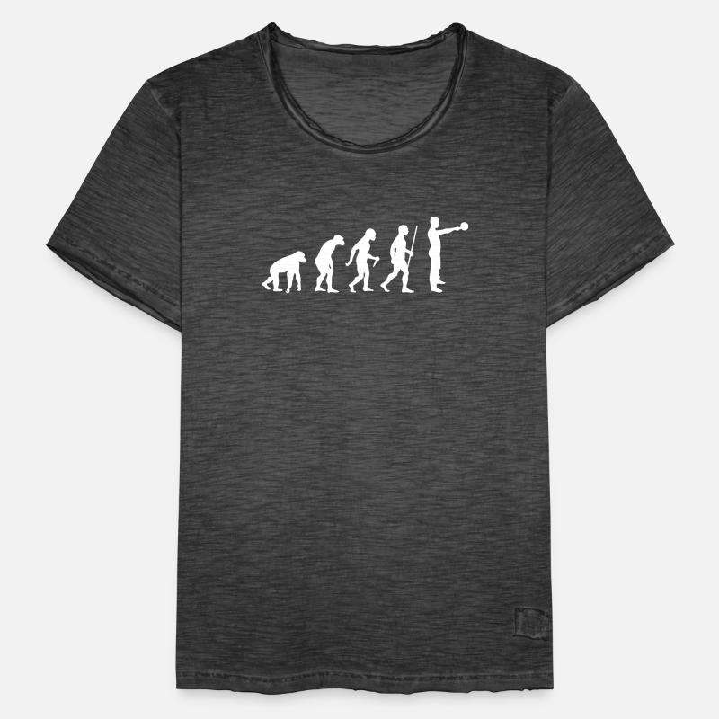 Evolution - Kettlebell swing T-shirt vintage Homme