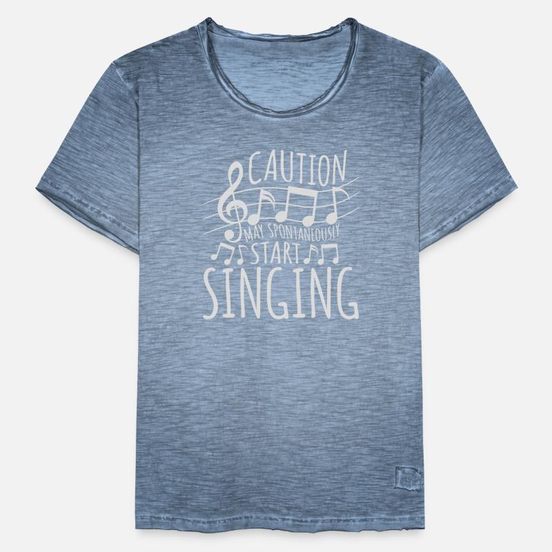 may spontaneously start singing Men's Vintage T-Shirt