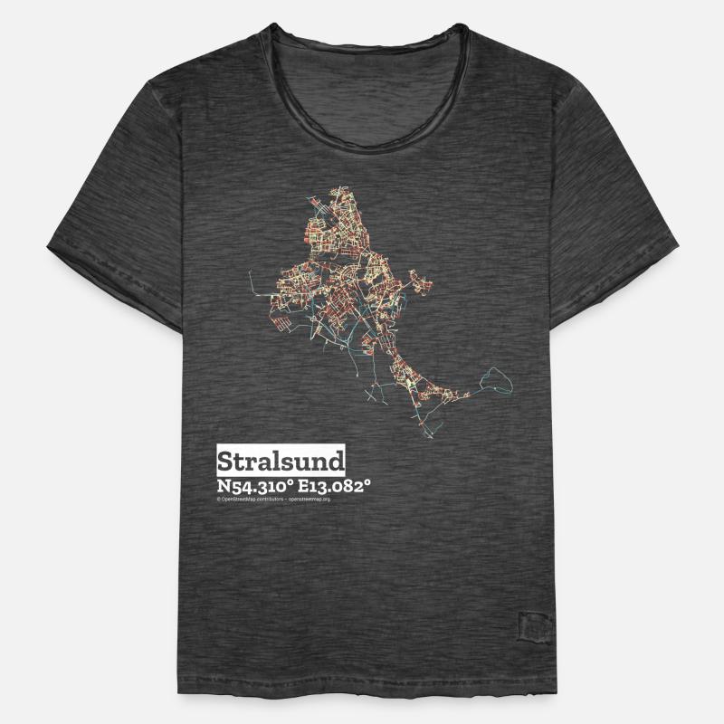 Stralsund Basic Pastels Men's Vintage T-Shirt