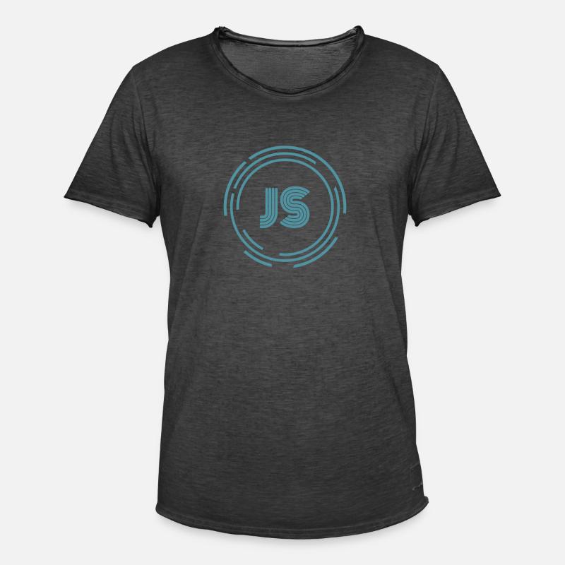 Java Script - T-shirt vintage Homme - noir vintage