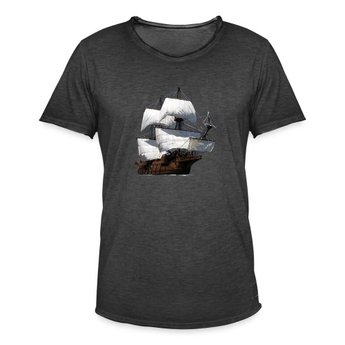 Segelschiff - Männer Vintage T-Shirt