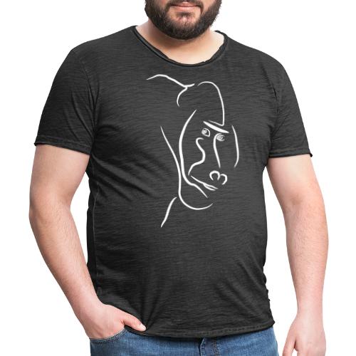 ngurru7 weiss - Männer Vintage T-Shirt