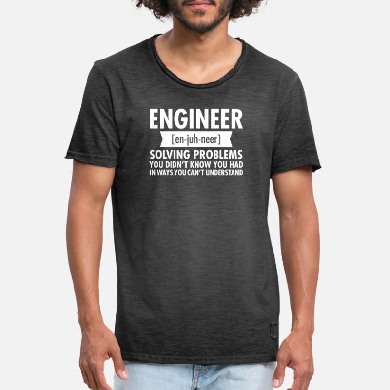 Engineer - Solving Problems Männer Vintage T-Shirt