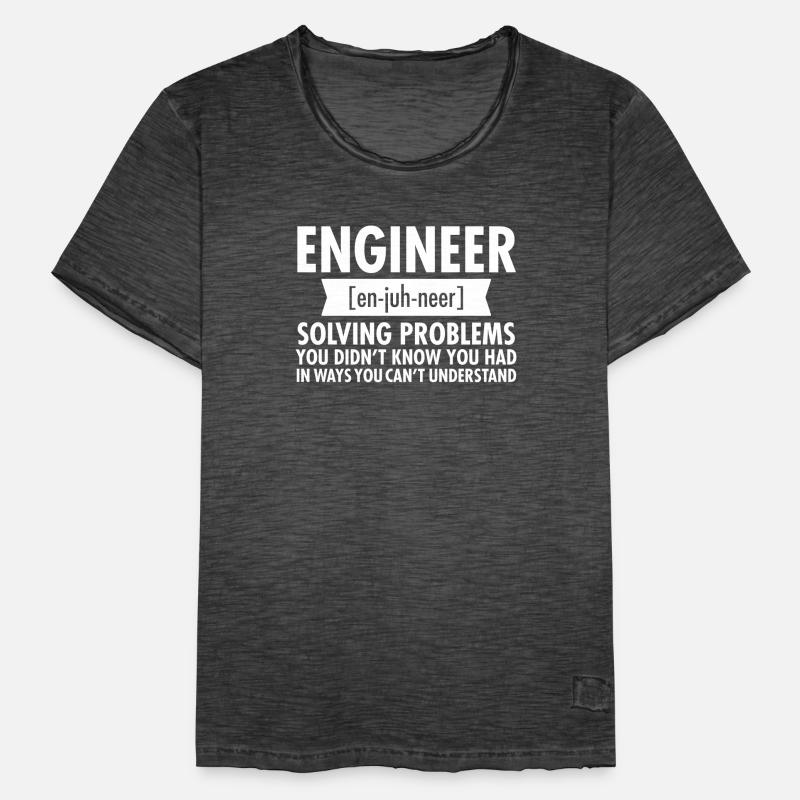 Engineer - Solving Problems Männer Vintage T-Shirt