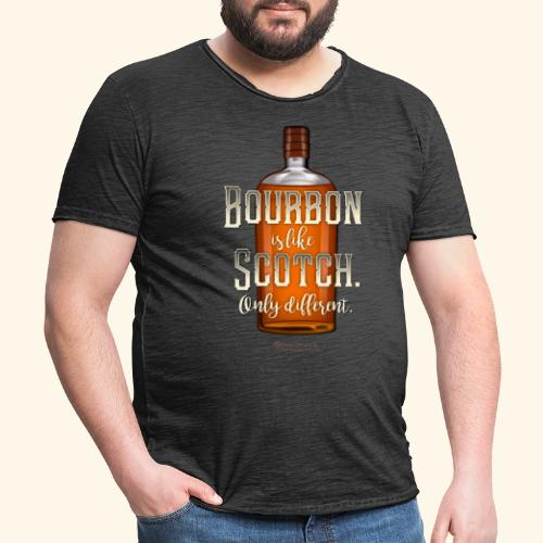 Bourbon Whiskey - Männer Vintage T-Shirt