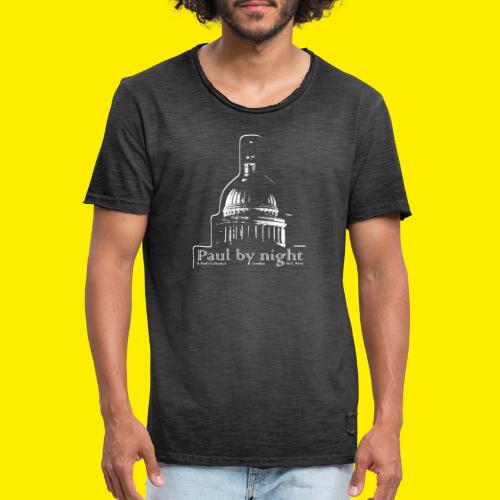 Londen - Engeland - St Paul's Cathedral by night - Mannen Vintage T-shirt