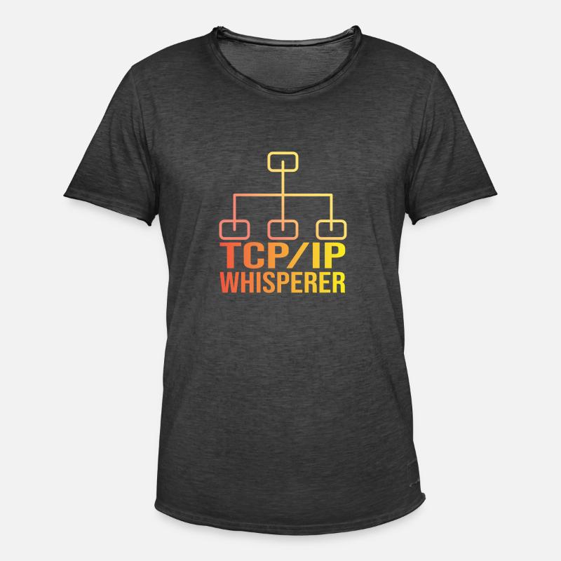 Network Engineer - Männer Vintage T-Shirt - Vintage Schwarz