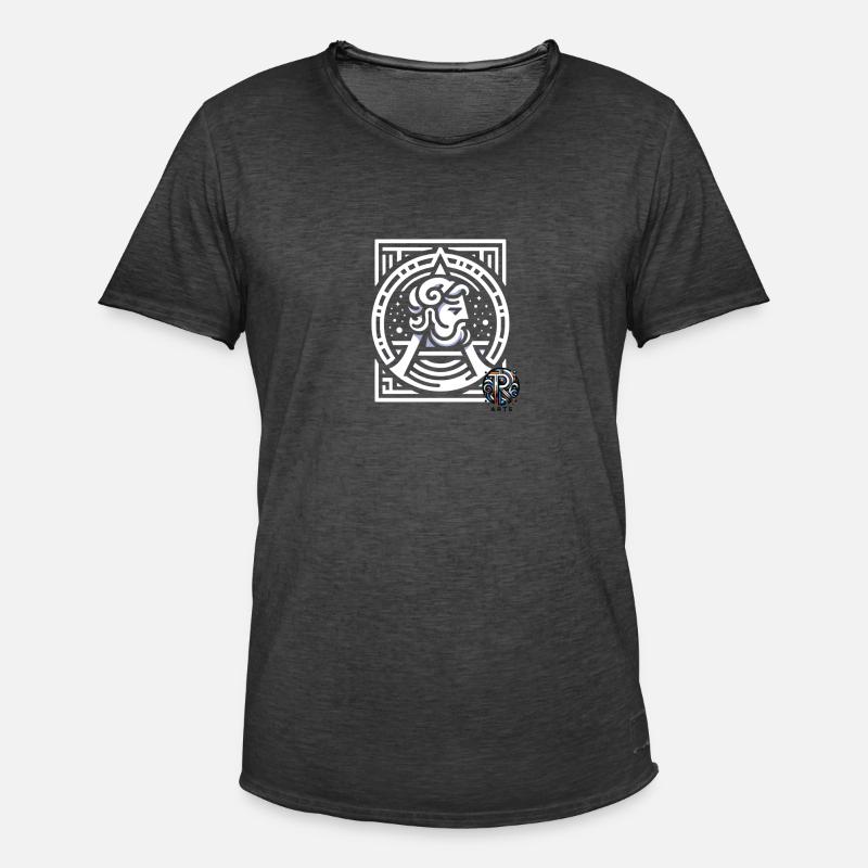 MythosLambda - Männer Vintage T-Shirt - Vintage Schwarz