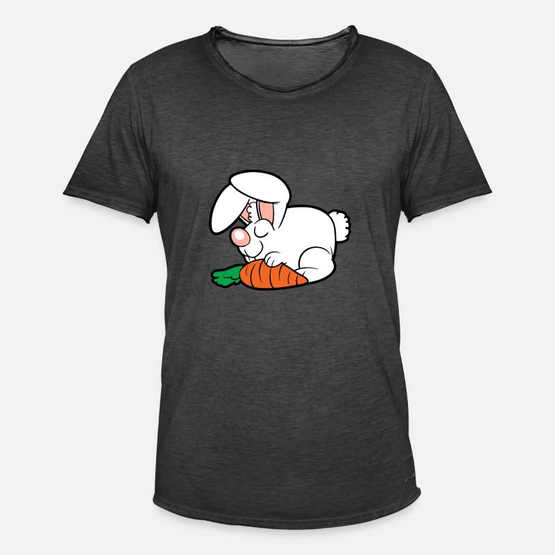 Easter easter bunny - Men's Vintage T-Shirt - washed black