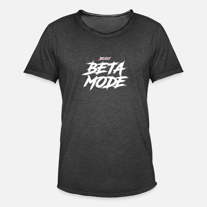 Beta Mode - Männer Vintage T-Shirt - Vintage Schwarz