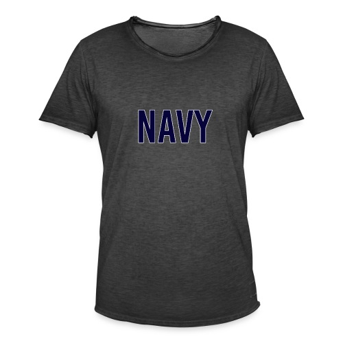 NAVY - Navy Blue - Men's Vintage T-Shirt