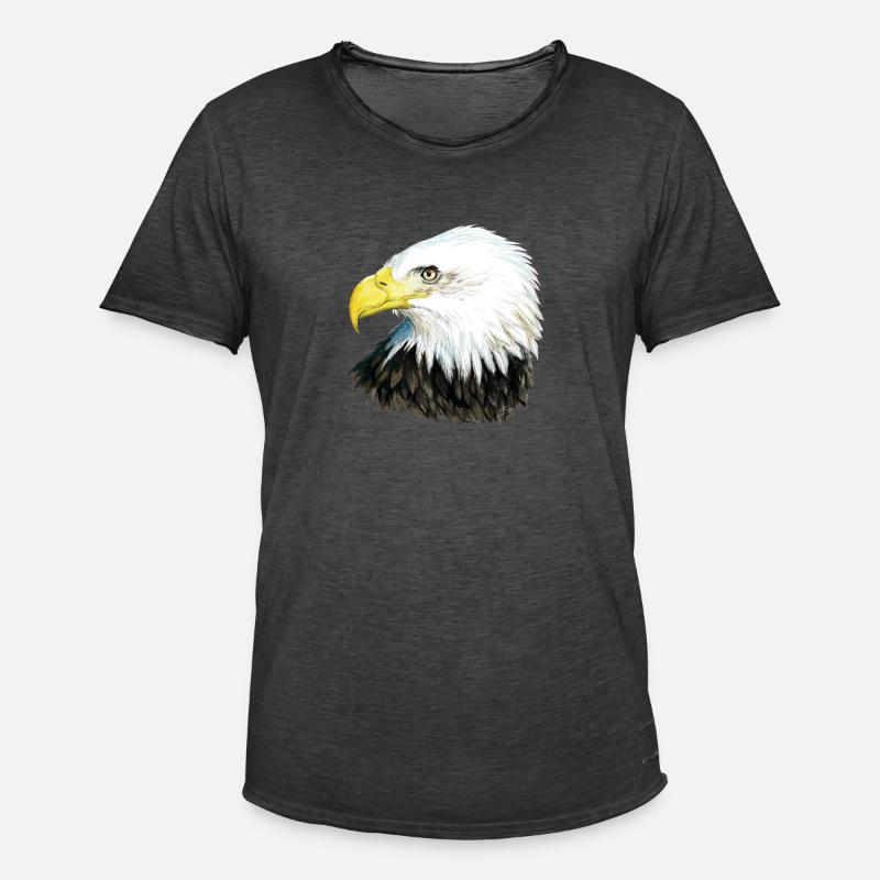 Bald Eagle - T-shirt vintage Homme - noir vintage