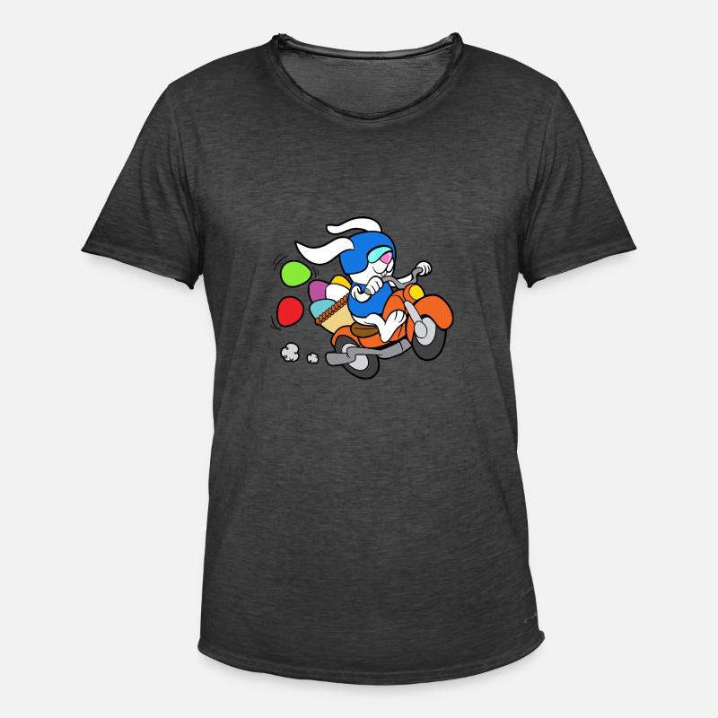 Easter easter bunny - Men's Vintage T-Shirt - washed black
