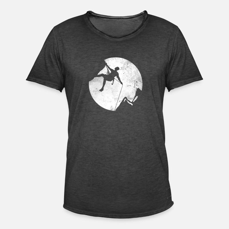Geschenk Kletterer Boulderer klettern bouldern - Männer Vintage T-Shirt - Vintage Schwarz