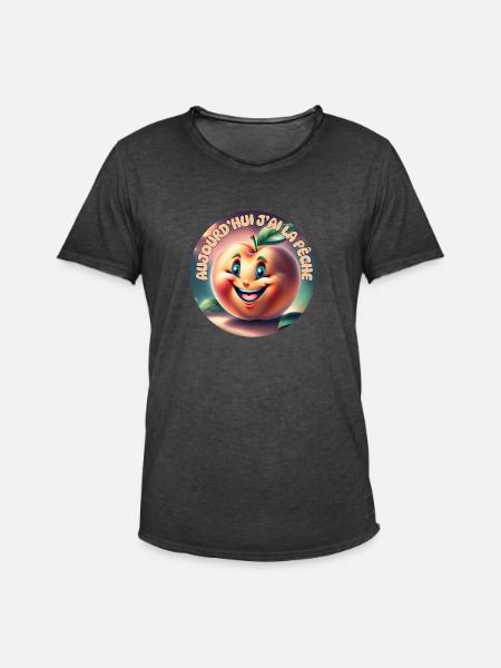 Today I'm in the mood - Men's Vintage T-Shirt - washed black