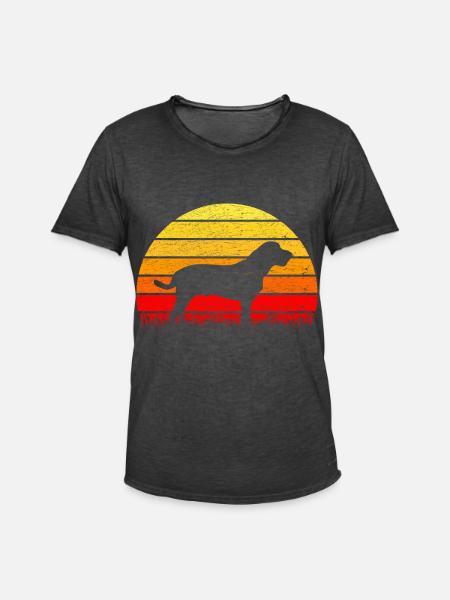 BroholmEr Sunrise Silhouette - Men's Vintage T-Shirt - washed black