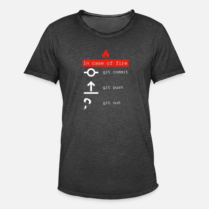 Idée cadeau programmeur codeur - T-shirt vintage Homme - noir vintage