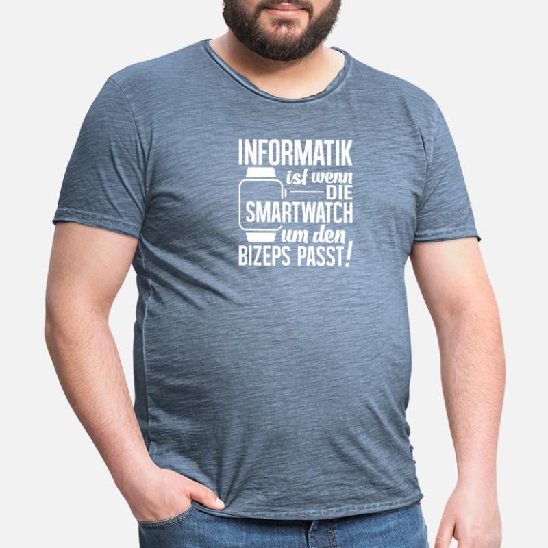 Informatiker Programmierer Webdesign Männer Vintage T-Shirt