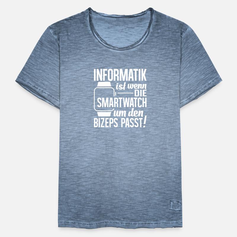 Informatiker Programmierer Webdesign Männer Vintage T-Shirt