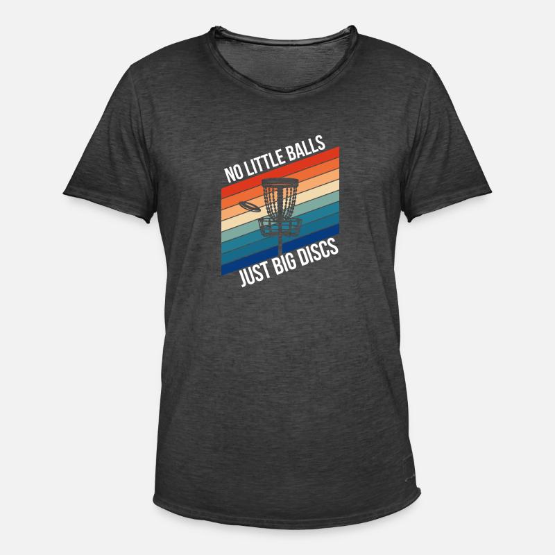 Disc Golf Discgolf Geschenkidee - Männer Vintage T-Shirt - Vintage Schwarz